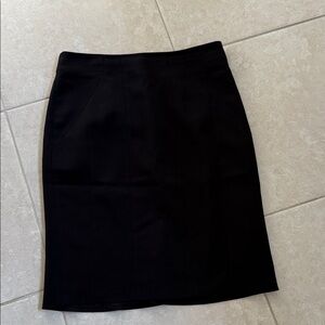 Ann Taylor Elegant Black Pencil Skirt